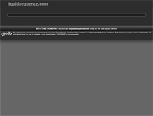 Tablet Screenshot of liquidsequence.com